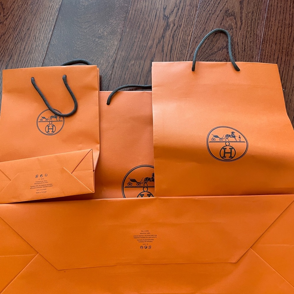 Hermes shopping bags